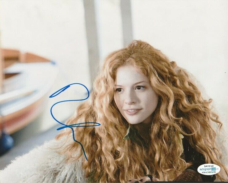 TWILIGHT RACHELLE LEFEVRE SIGNED 8x10 Photo Poster painting! PROVEN INNOCENT THE SOUNDS ACOA COA