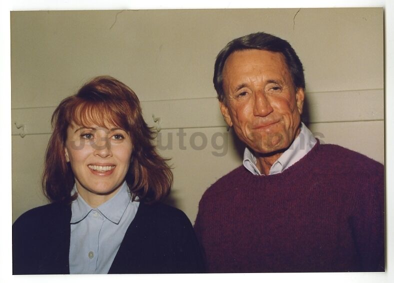 Roy Scheider & Kate Nelligan - Vintage Candid Photo Poster paintinggraph by Peter Warrack