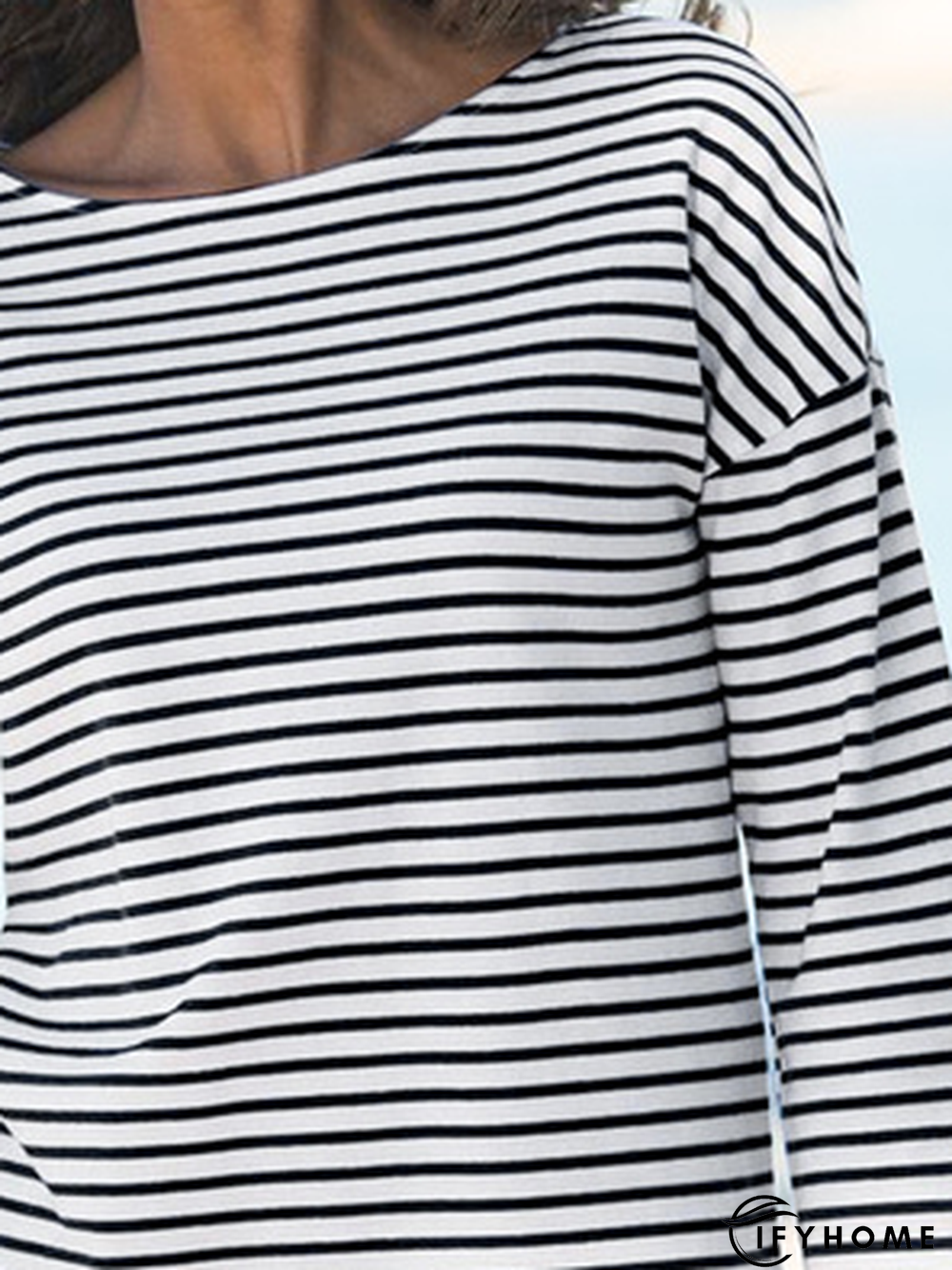 Casual Printing Loose Jersey T-Shirt | IFYHOME