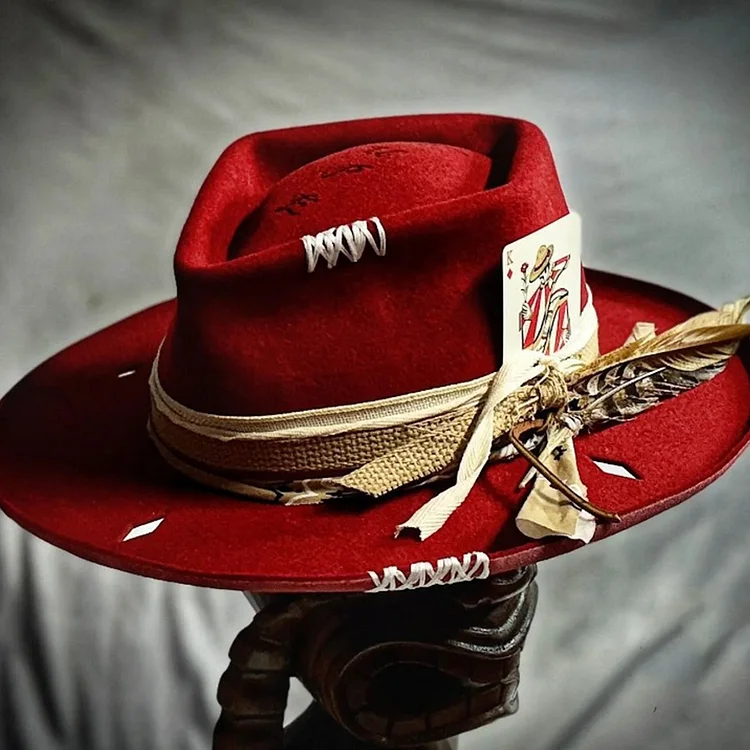 Retro Ribbon Decor Wool Fedora Hat