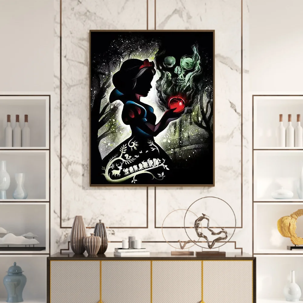 Full Round Diamond Painting 40*50cm - Silhouette