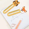 (US Only)6pcs Cartoon Animal Pattern 2D/Flat DIY Diamond Painting Ruler Bookmark Set