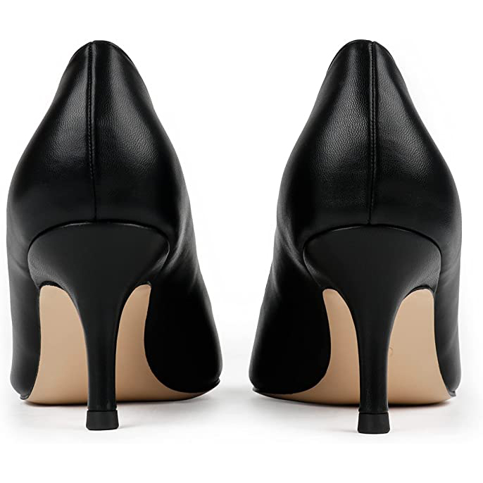2.36" Kitten Heels Pumps Comfortable Women Daily Shoes-MERUMOTE