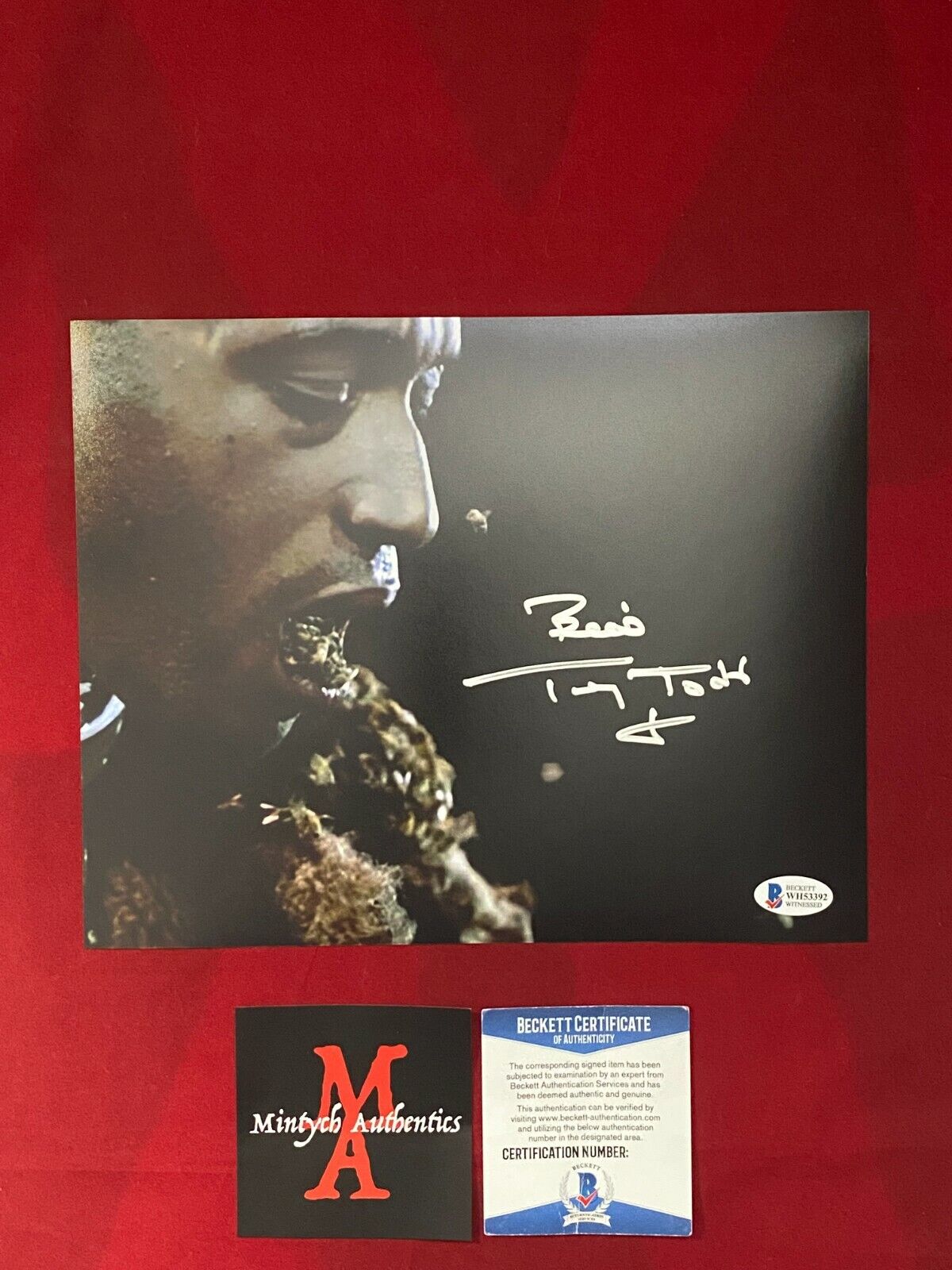 TONY TODD AUTOGRAPHED SIGNED 8x10 Photo Poster painting! CANDYMAN! BECKETT COA! HORROR!