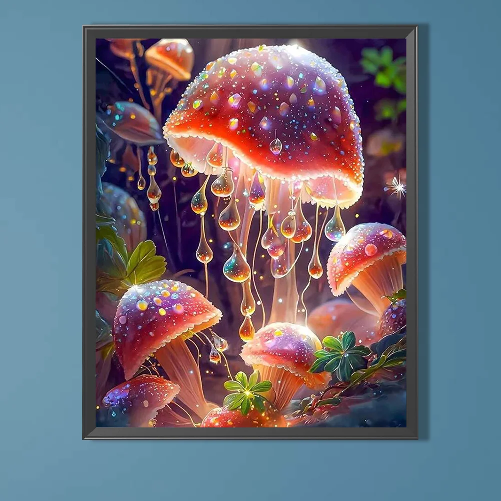Diamond Painting - Full Round Drill - Mushroom(Canvas|40*50cm)