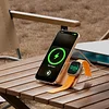 Magsafe 3 in 1 Magnetic Wireless Charger Fast Charging Foldable Compact Portable Mobile Power Bank