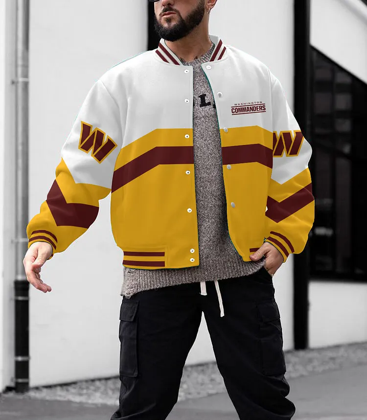 Washington Commanders Men's Limited Edition Full-Snap Casual Jacket