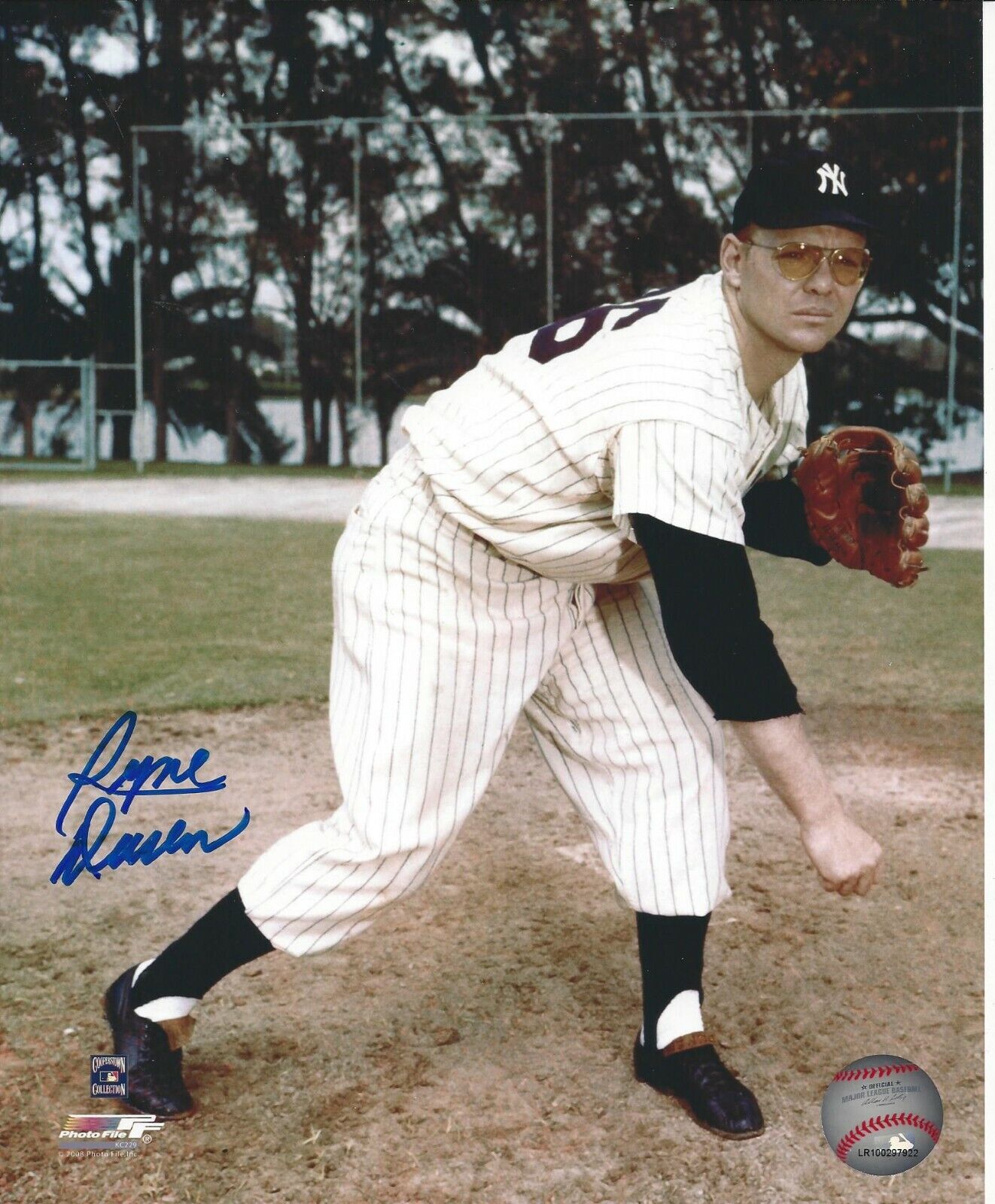 Ryne Duren Autographed 8x10 New York Yankees#S732