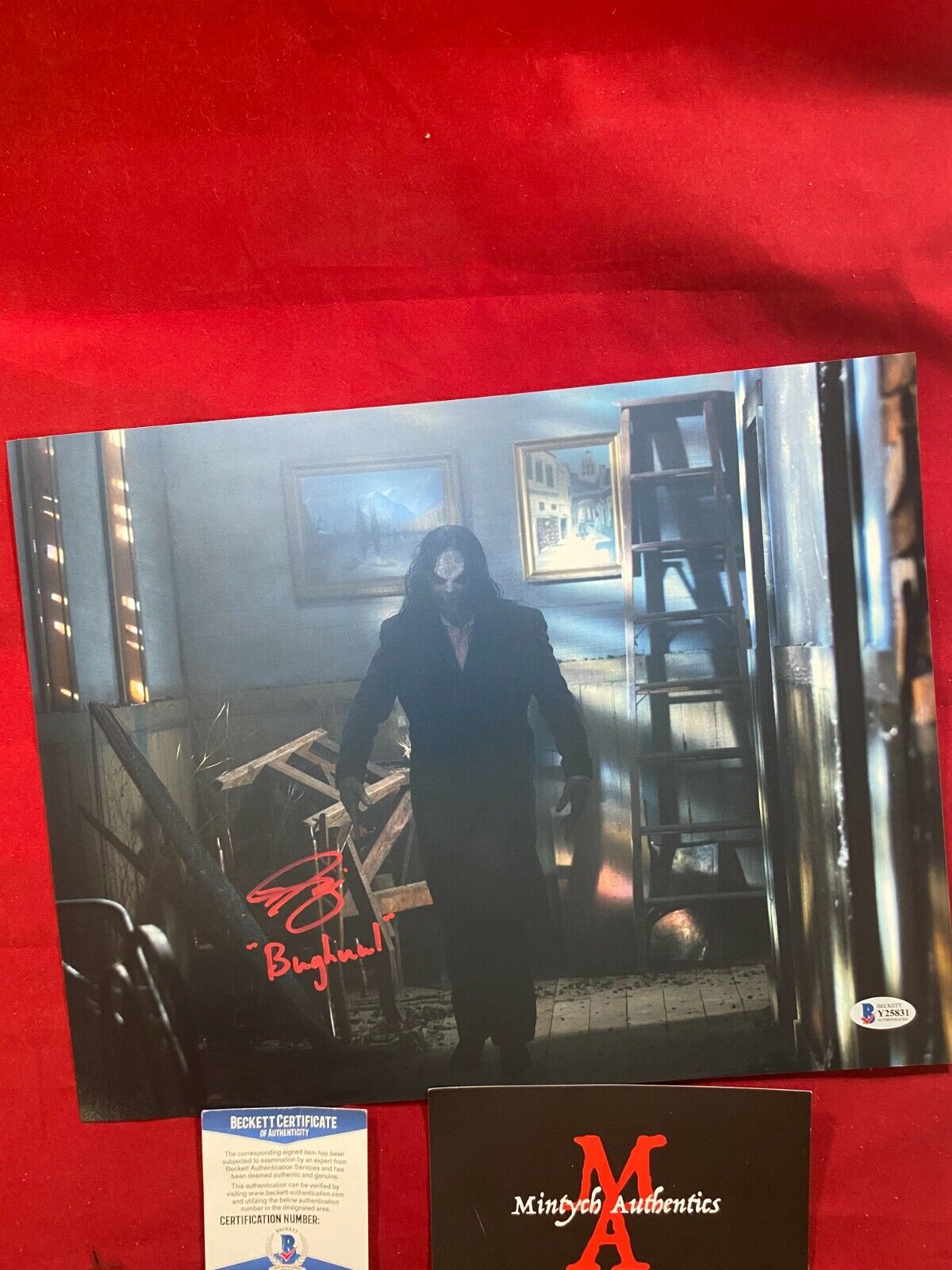 NICK KING BUGHUUL MR. BOOGIE SINISTER AUTOGRAPHED SIGNED 11x14 Photo Poster painting BECKETT COA