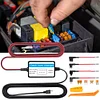 Car DVR Record Hardwire Kit 5V 2A Car Dash Cam Wire 12-30V (4 Power Outlet)