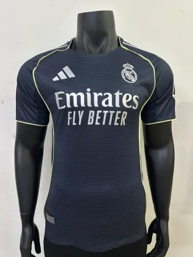 25-26 Real Madrid Away Player Edition Football Jersey 1:1 Thai Quality