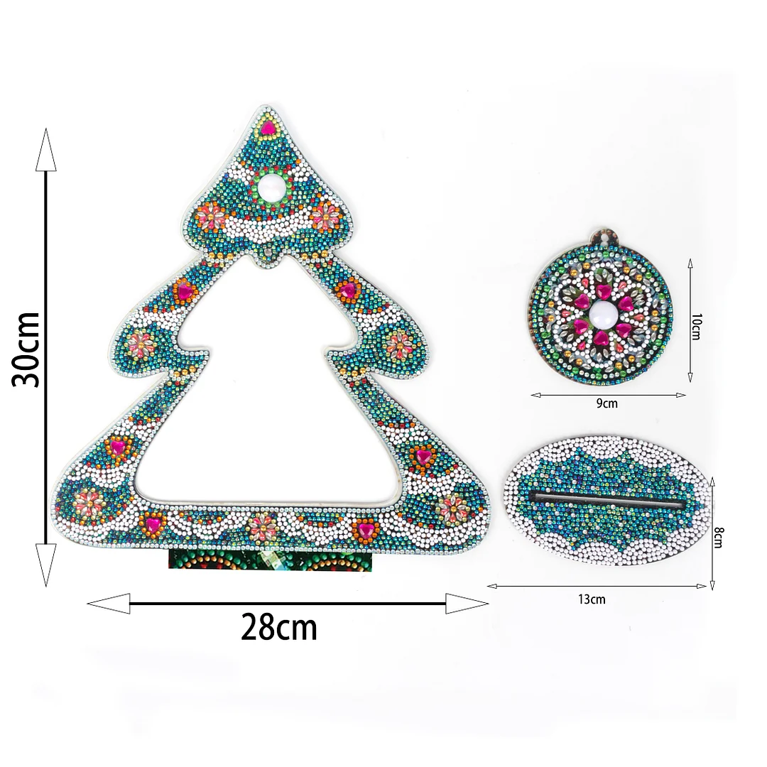 DIY Diamond Painting Christmas Tree Crystal Art Ornaments
