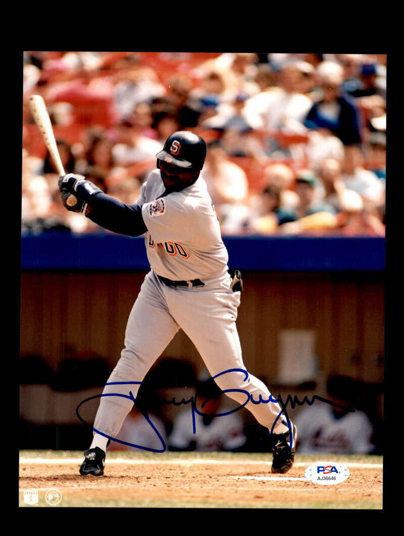 Tony Gwynn PSA DNA Coa Signed 8x10 Photo Poster painting Padres Autographed