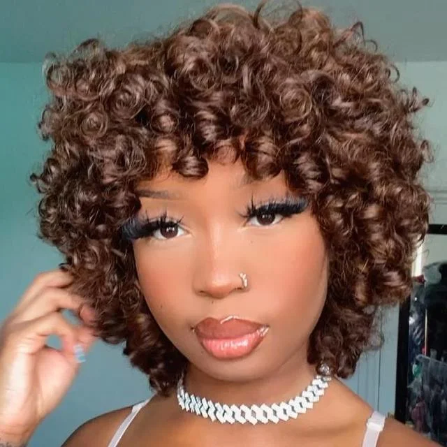 Jewtribute Hair®| Short Deep Wave Bob For Women 