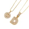 ✨Collier avec pendentif lettre de l'alphabet en or💕