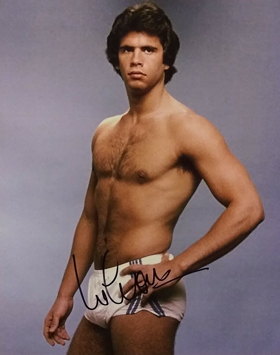 Lorenzo Lamas signed 8 x 10