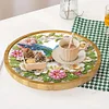 (US Only)Bird Wooden DIY Diamond Painting Tray Diamond Art Tray for Home Dining Parties