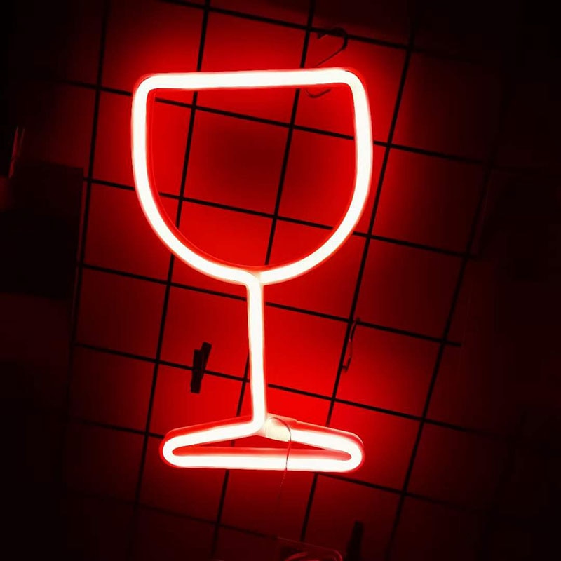 

Wine Glass - Led Neon Light Sign, 501 Original