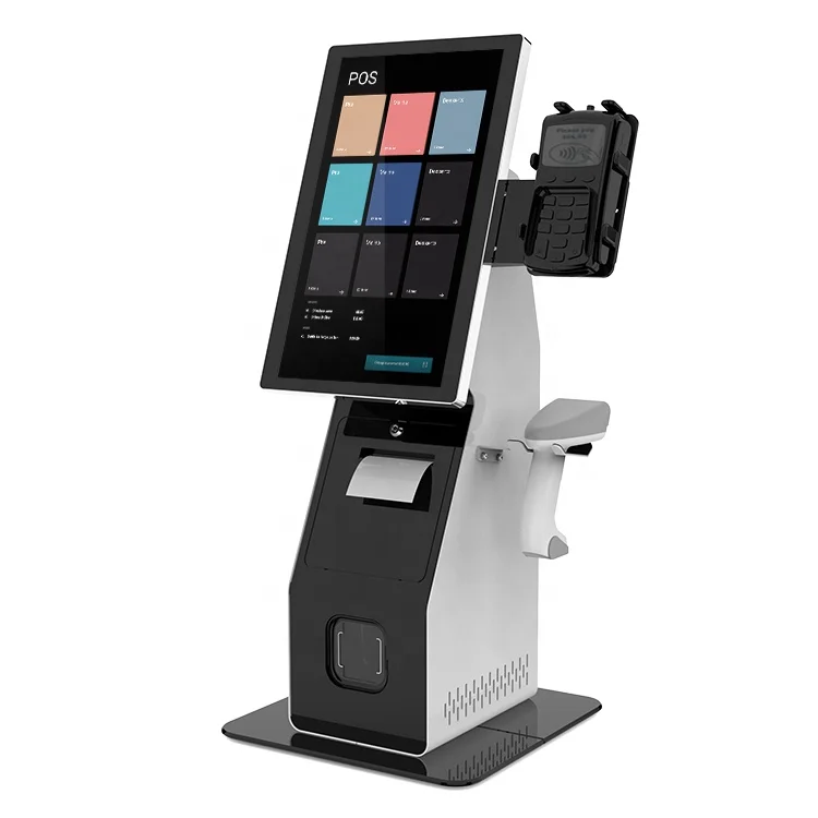 Touchscreen RFID Desktop Self checkout Kiosk RFID Android Pos all in one Cashless POS Payment Kiosks