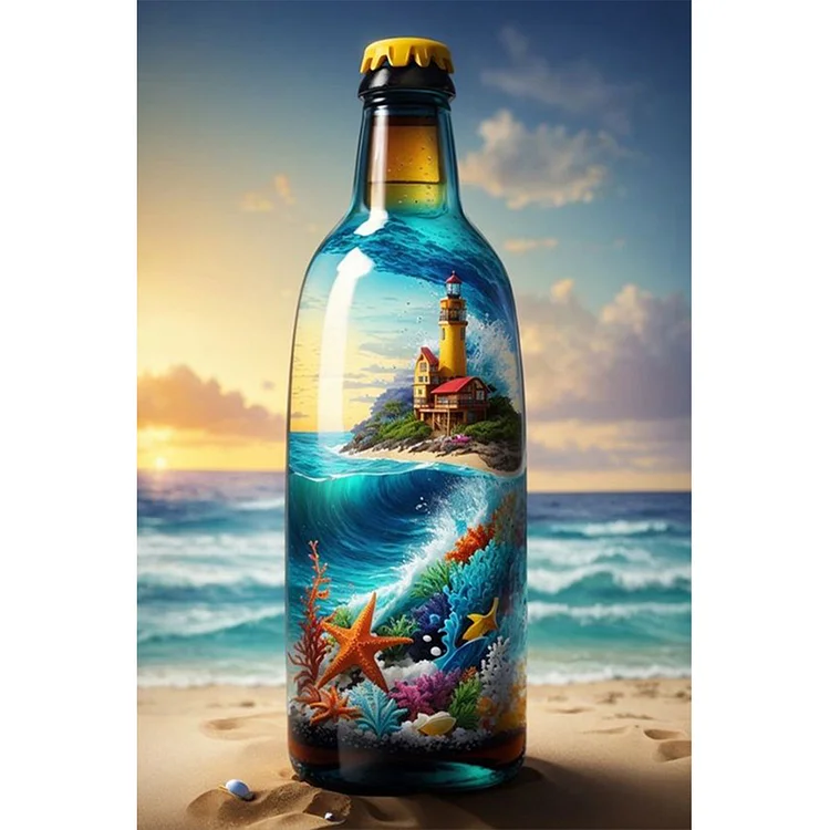 Scenery In A Bottle - Painting By Numbers - 40*60CM gbfke