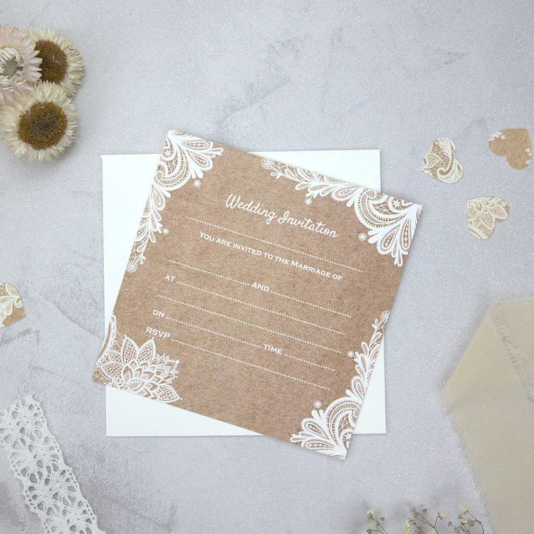 Ready to Write Wedding Postcard Invitations