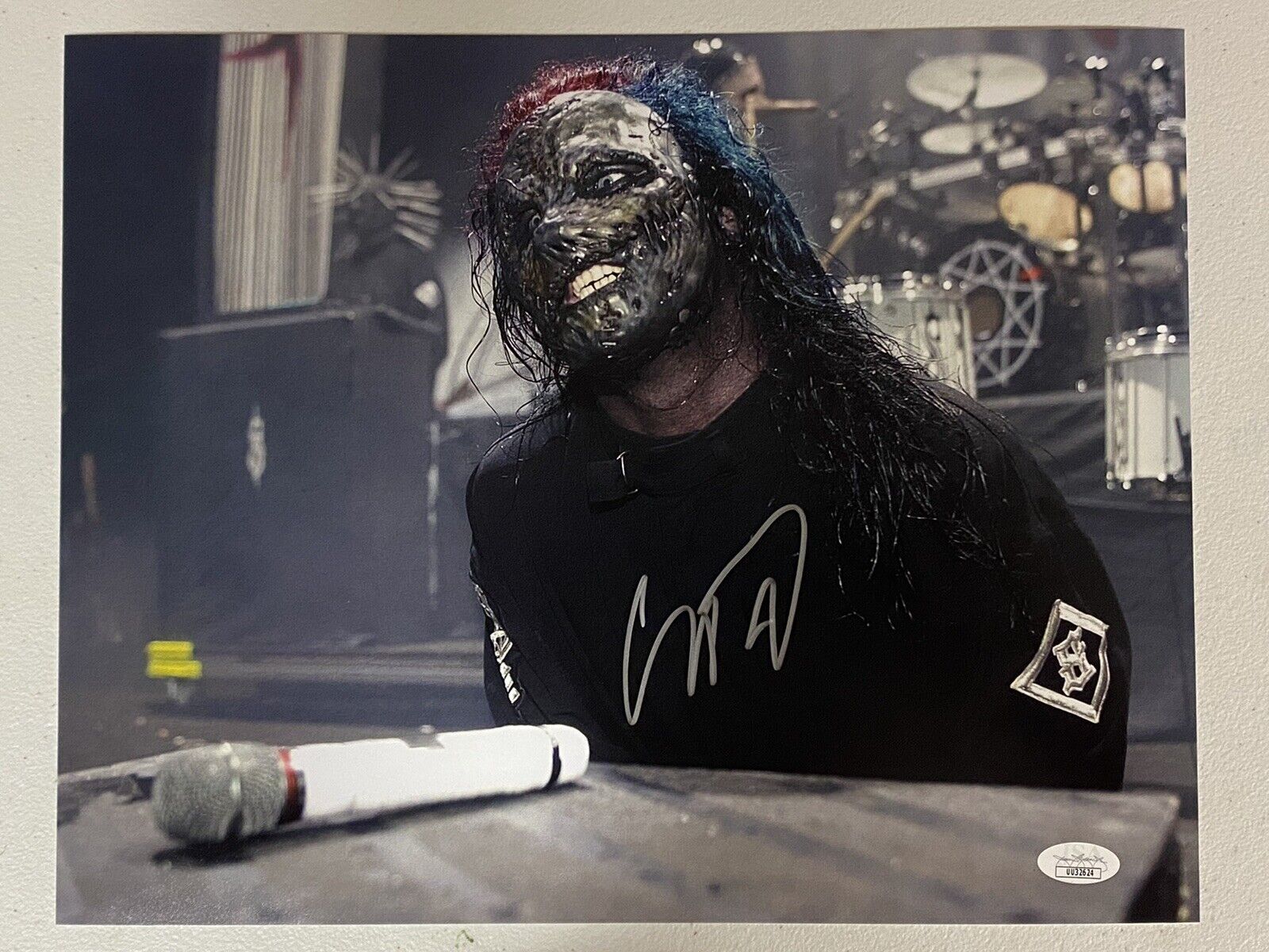 SLIPKNOT COREY TAYLOR SIGNED AUTOGRAPHED 11X14 Photo Poster painting WITH PROOF JSA COA UU32624