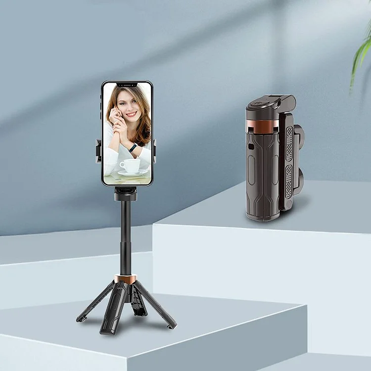 🎁Pocket-sized Folding Bluetooth Selfie Stick Built-in Tripod