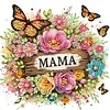 Diamond Painting-DIY Crystal Rhinestone Mother's Day Butterfly