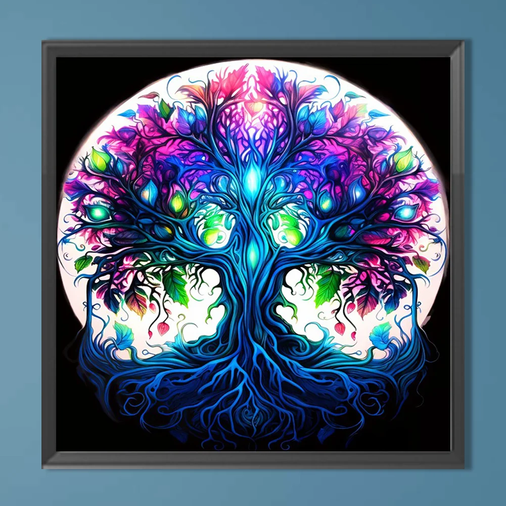 Diamond Painting - Full Round Drill - Life Tree(Canvas|40*40cm)