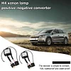 1 Pair LED Positive Negative Converter Decoder Polar Inverter for H4 Xenon Lamp