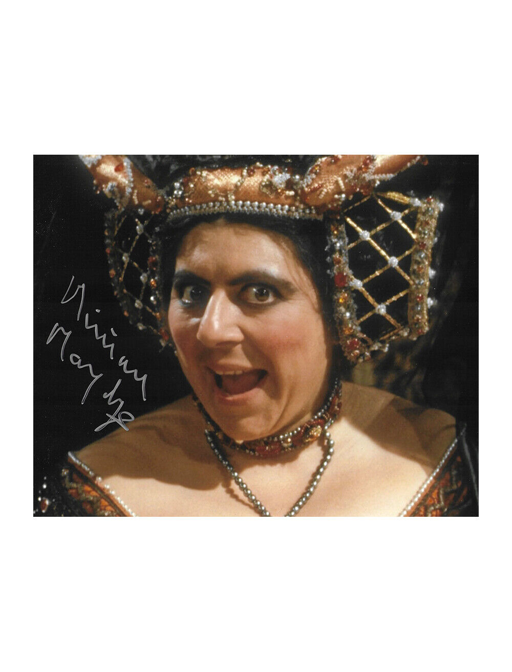 10x8 The Black Adder Print Signed by Miriam Margolyes 100% Authentic + COA