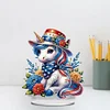 PET Double Sided Special Shaped Horse Diamond Painting Desktop Decor for Adults