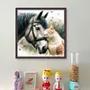 Horse And Cat-11CT Stamped Cross Stitch 40*40cm/15.75*15.75in tapestrymarket