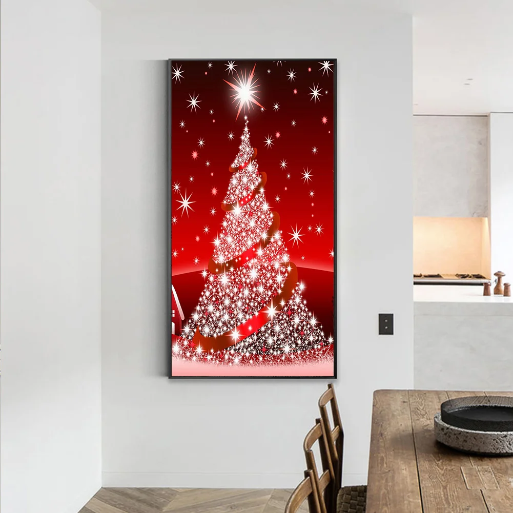 Diamond Painting - Full Round Drill - Christmas Tree(40*80cm)