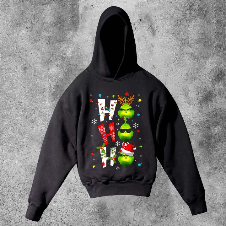 The Grinch Christmas Illustration Hoodie
