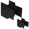 [US Local Warehouse] 2 Pack Pergola Brackets 6x6 (Actual 5.5x5.5in) Posts Caps Tie Brackets Galvanized Steels Gazebo Hardware Kit for Gazebos Deck & Porch Post To Beam