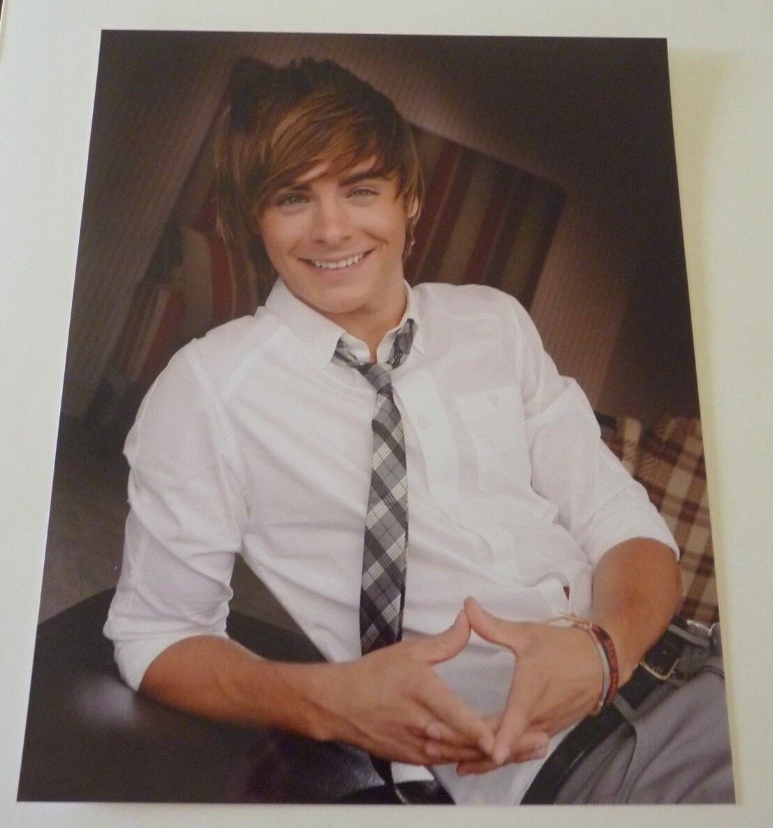 Zac Efron Actor Sexy 8x10 Color Promo Photo Poster painting