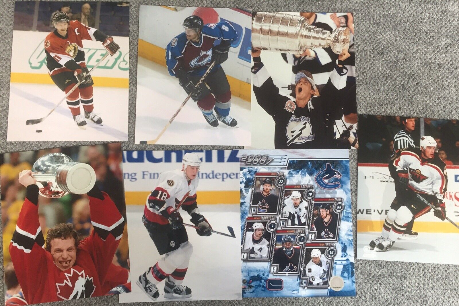 Lot Of 10 NHL 8x10 Photo Poster paintingfile Photo Poster paintings Ovechkin Selanne Lecavalier Gaborik