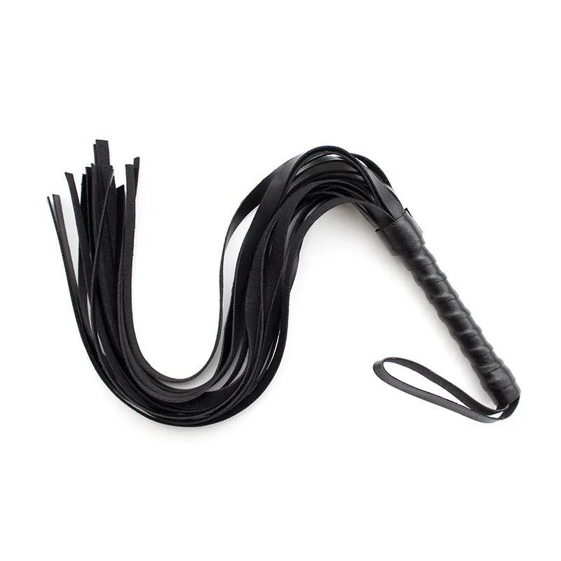 Churchf Adult Sex Toys Alternative SM Perverted Teaching Plus Long Skin Whip Costume Props Show Skin Whip Horse Whip Fan