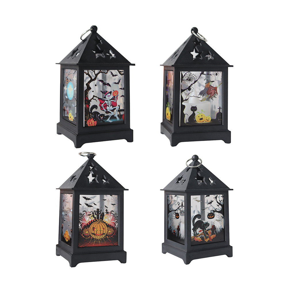 

Portable Halloween Wind Lantern Electronic Candle Lamp Glowing Toy for Kids, Skeleton, 501 Original