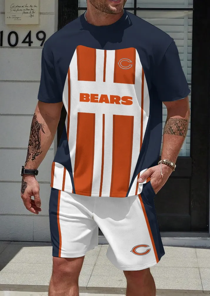 Chicago Bears  Limited Edition Top And Shorts Two-Piece Suits