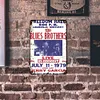 Blues Brothers - Panneaux en &eacute;tain m&eacute;tallique(20*30cm/30*40cm) - Musique