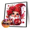 Valentine's Day Gnome - Full Round Drill Diamond Painting
