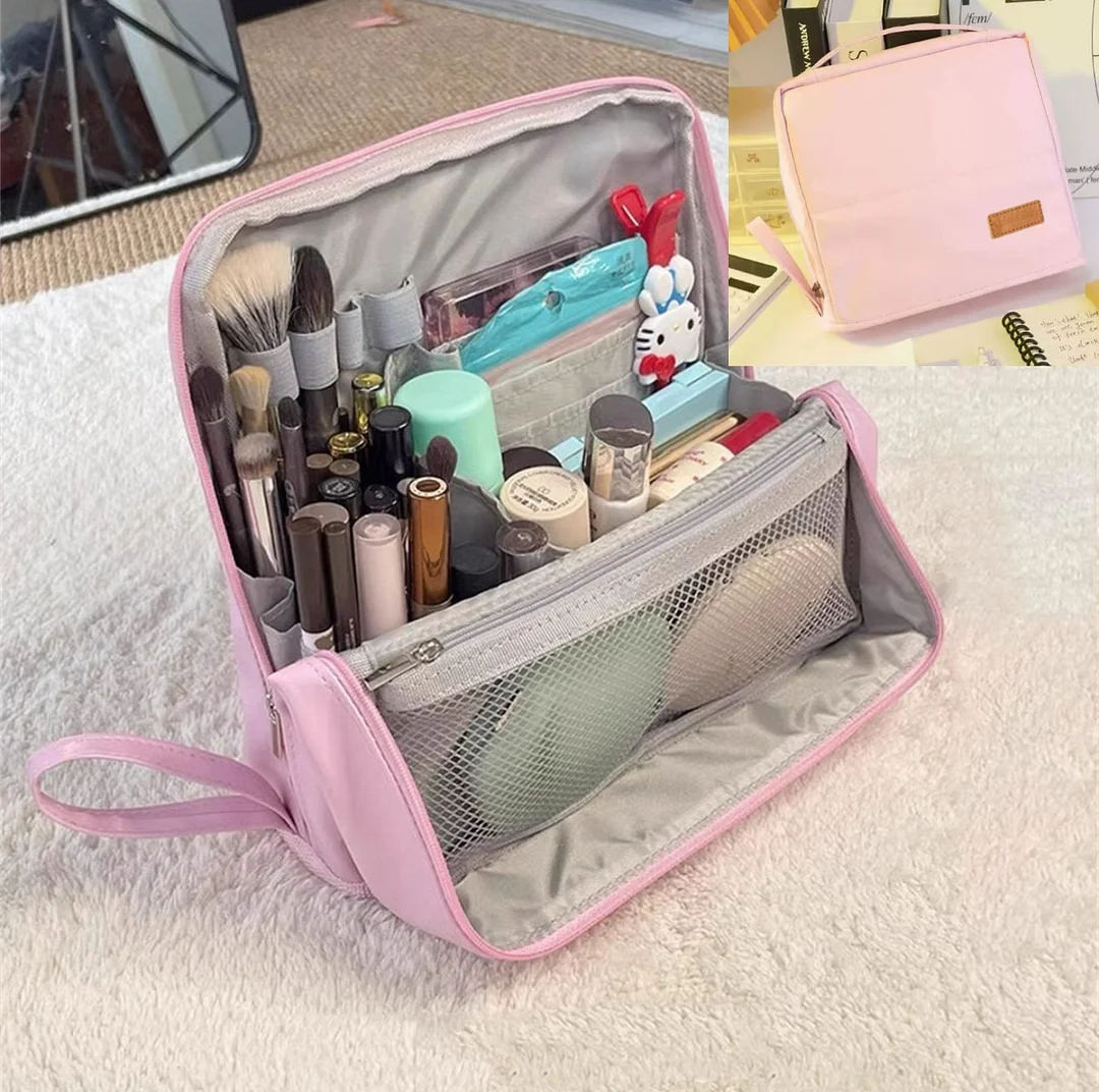 Standing Makeup Bag &ndash; Portable, Large Capacity