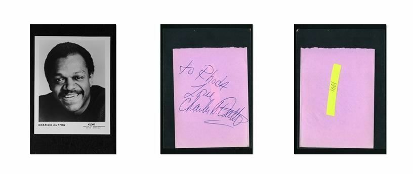 Charles Dutton - Signed Autograph and Headshot Photo Poster painting set - Alien