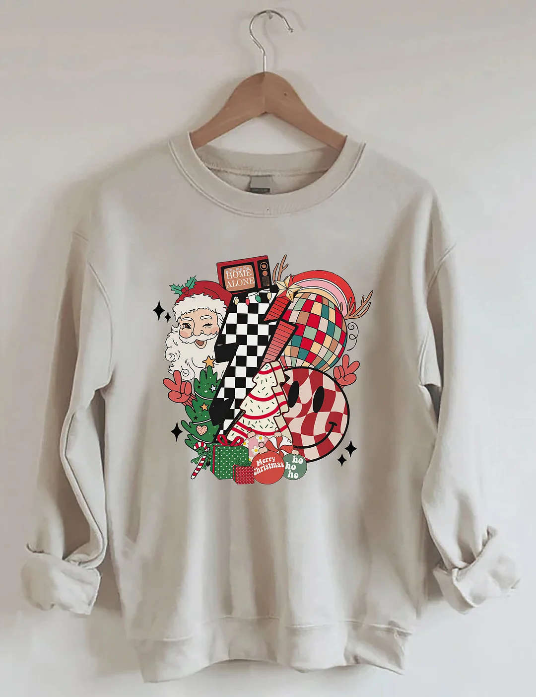 Retro Merry Christmas Sweatshirt