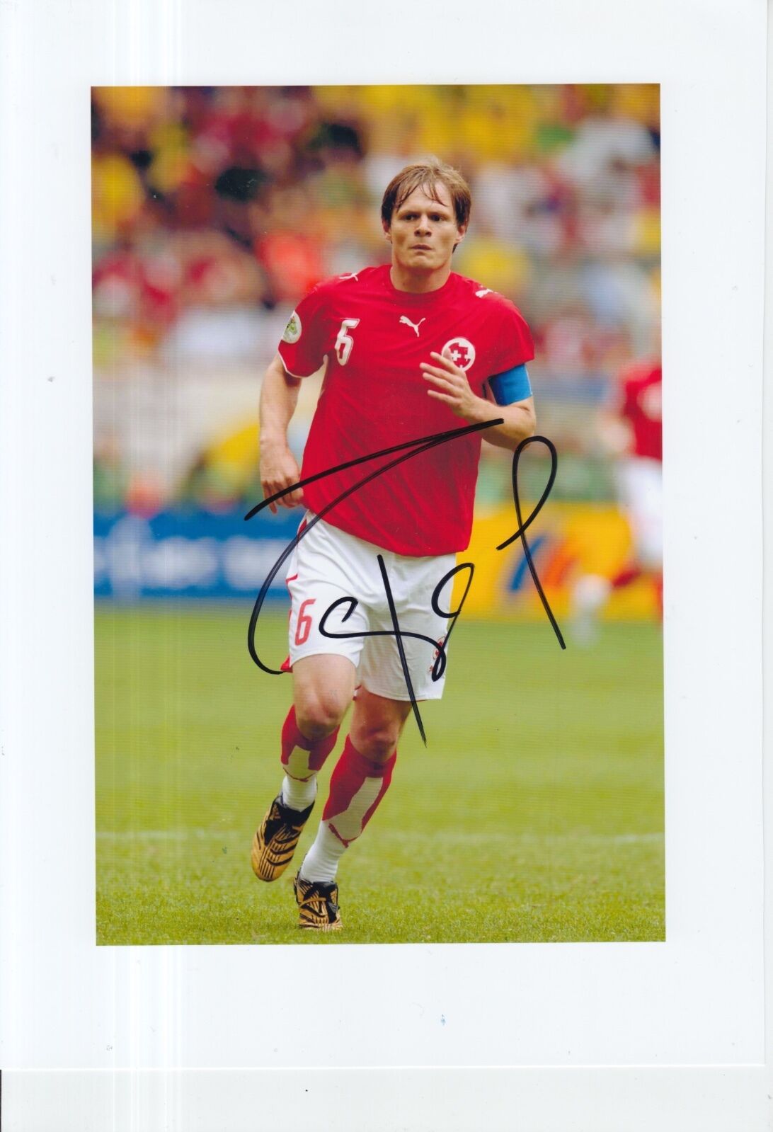 SWITZERLAND HAND SIGNED JOHANN VOGEL 12X8 Photo Poster painting.