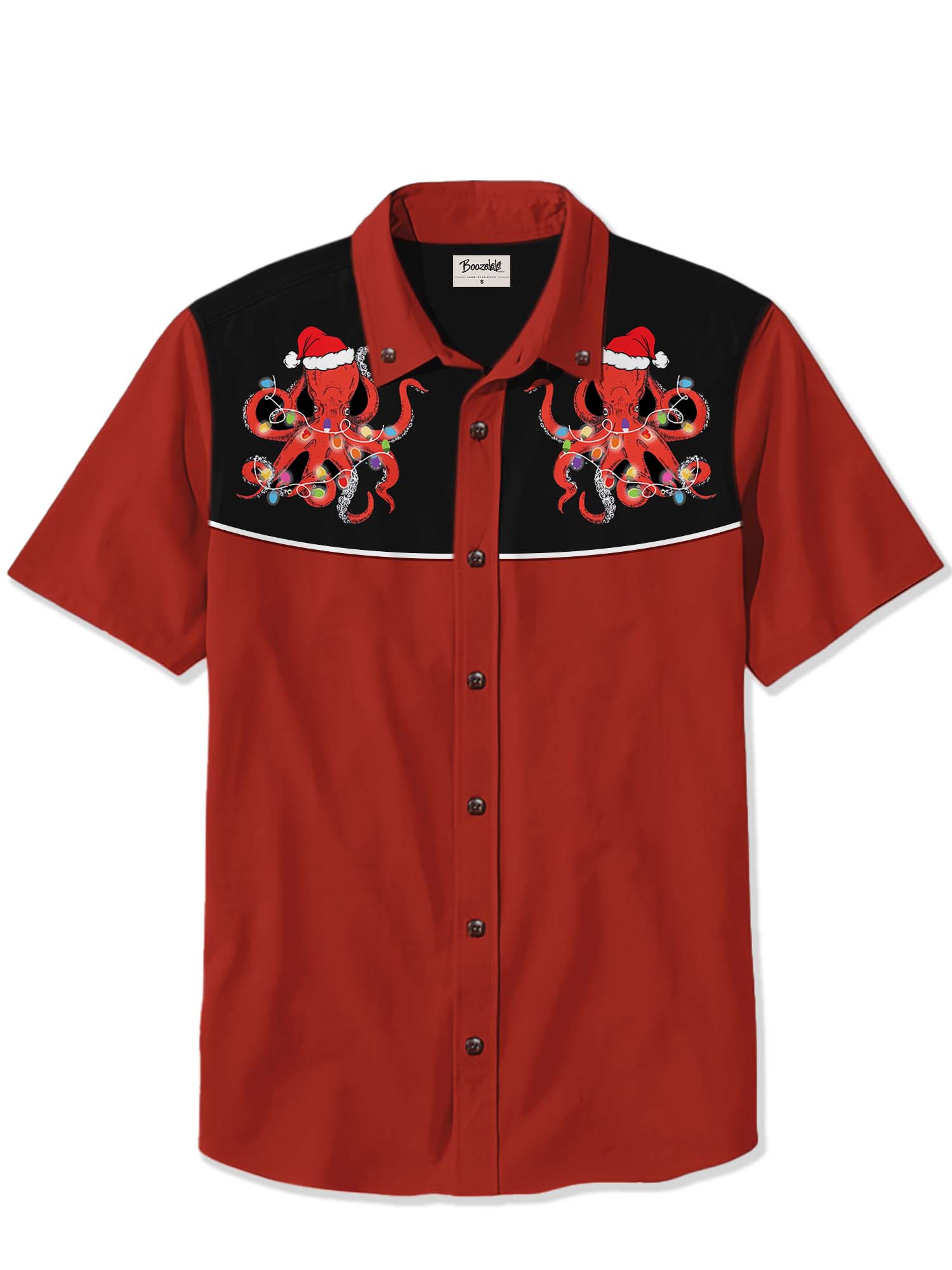 Christmas Octopus - 100% Cotton Shirt