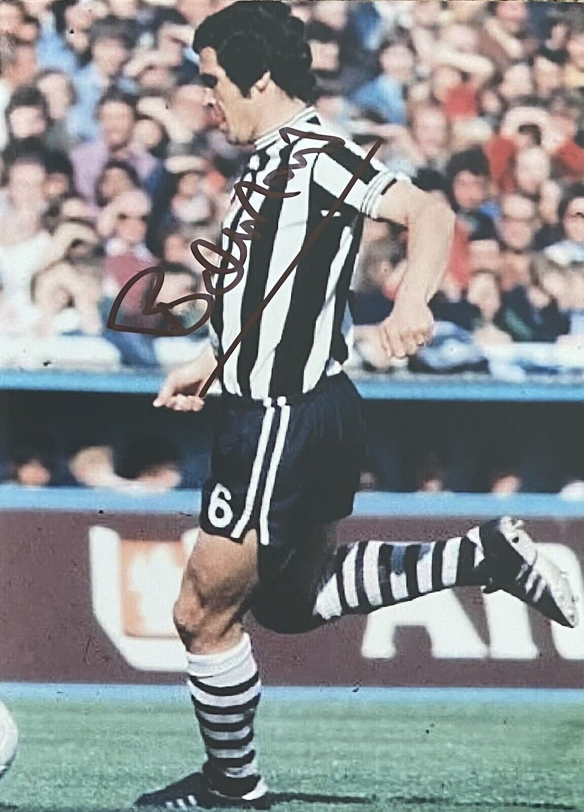 Bob Moncur Genuine Hand Signed Newcastle United 6X4 Photo Poster painting 2