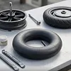 13x5.00-6 Inner Tube Thickening Rubber Tire Leak-Proof Heavy Duty Rubber Replacement Tire Tube No Slip for 13x5.00-6 Wheels E-Bike ATV Lawn Mower